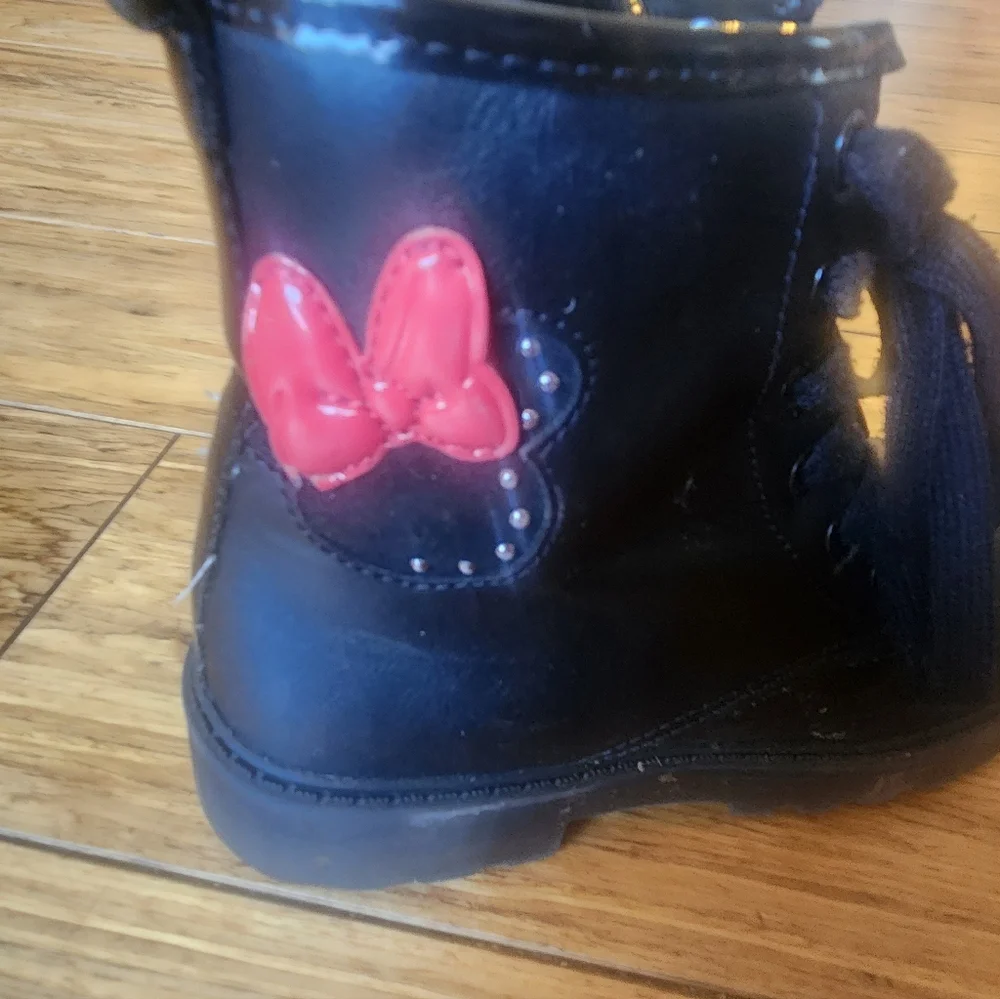 Geox J. Casey Ankle Boots Disney Minnie Mouse, Girls Size US 2/ EU 33